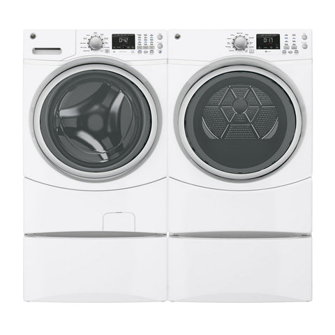 GE® 7.5 cu. ft. capacity frontload dryer GFDN160EJWW - d-airconditioning